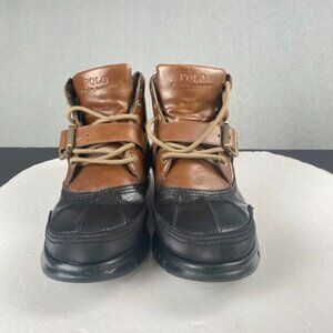 Polo Ralph Lauren Boots Men'S Size  8.5 Brown Leather,Waterproof,Outdoor,Hiking